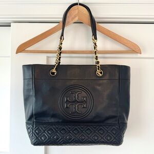 Tory Burch Fleming Tote Bag - Black